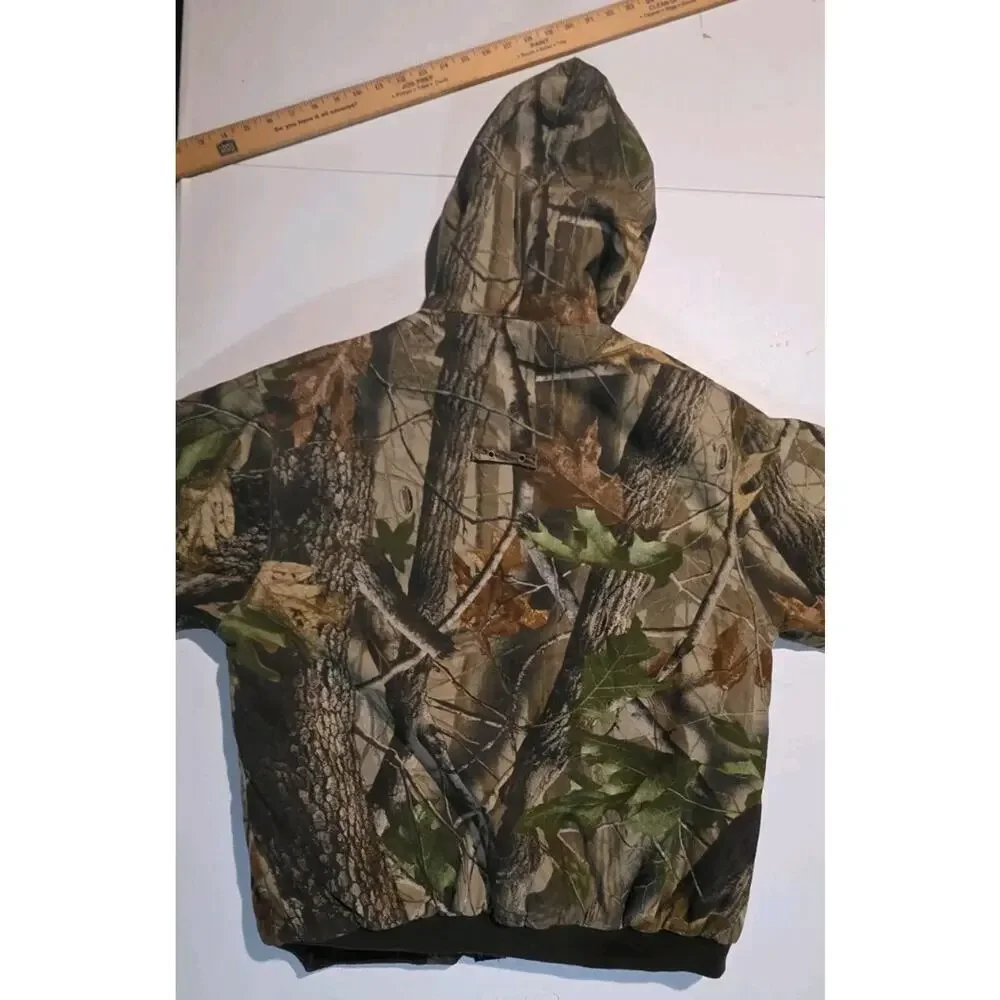 Vintage Wells Creek Size 18-20 Youth Boys Camo Full Zip Jacket